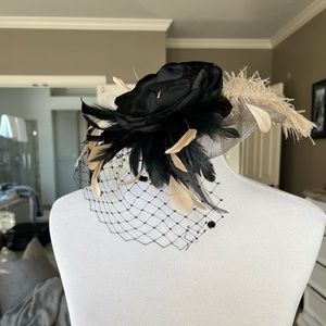 Custom made Facinator black and cream for KY Derby
